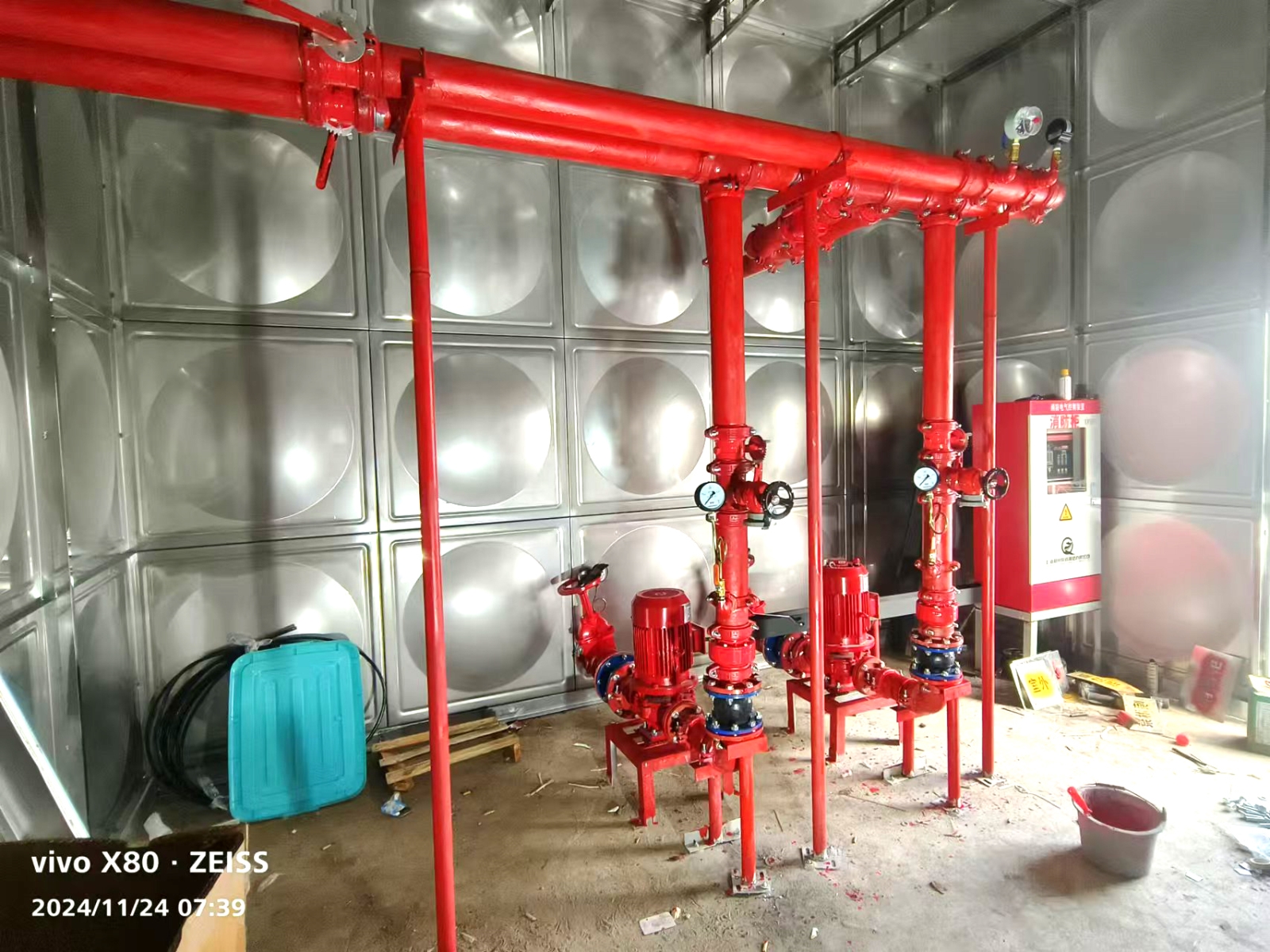 泵箱一体消防泵站 泵箱一体消防泵站