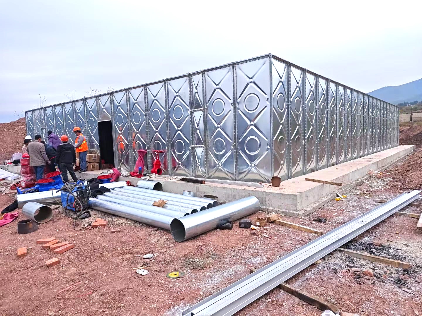 泵箱一体消防水箱