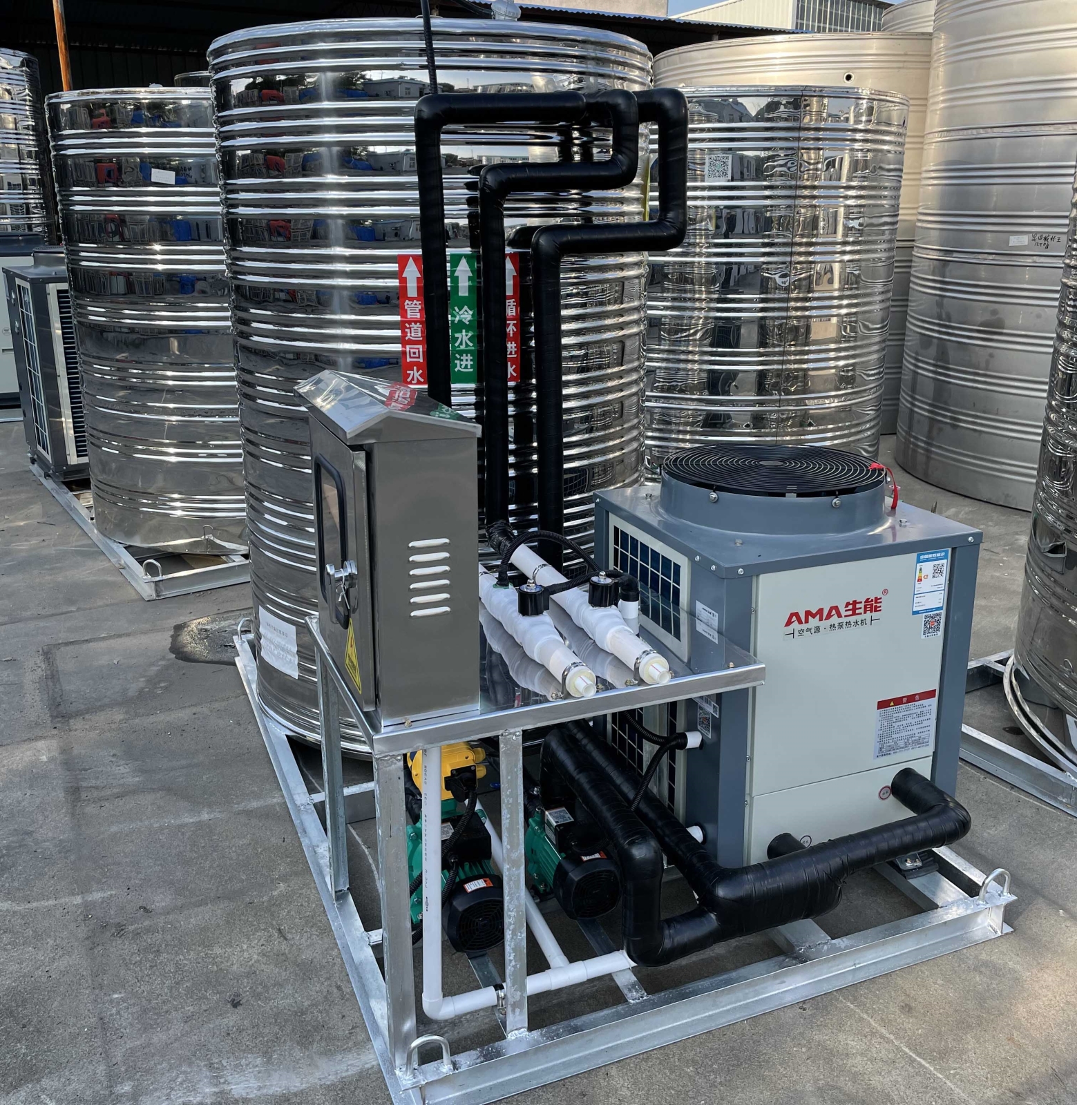 空气能一体机全自动热水供应 空气能一体机全自动热水供应